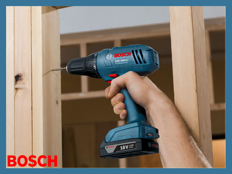 Акумулаторен винтоверт Bosch GSR 1800-Li